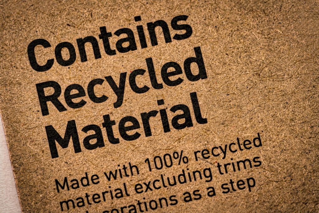 Gli standard del Recycled Content